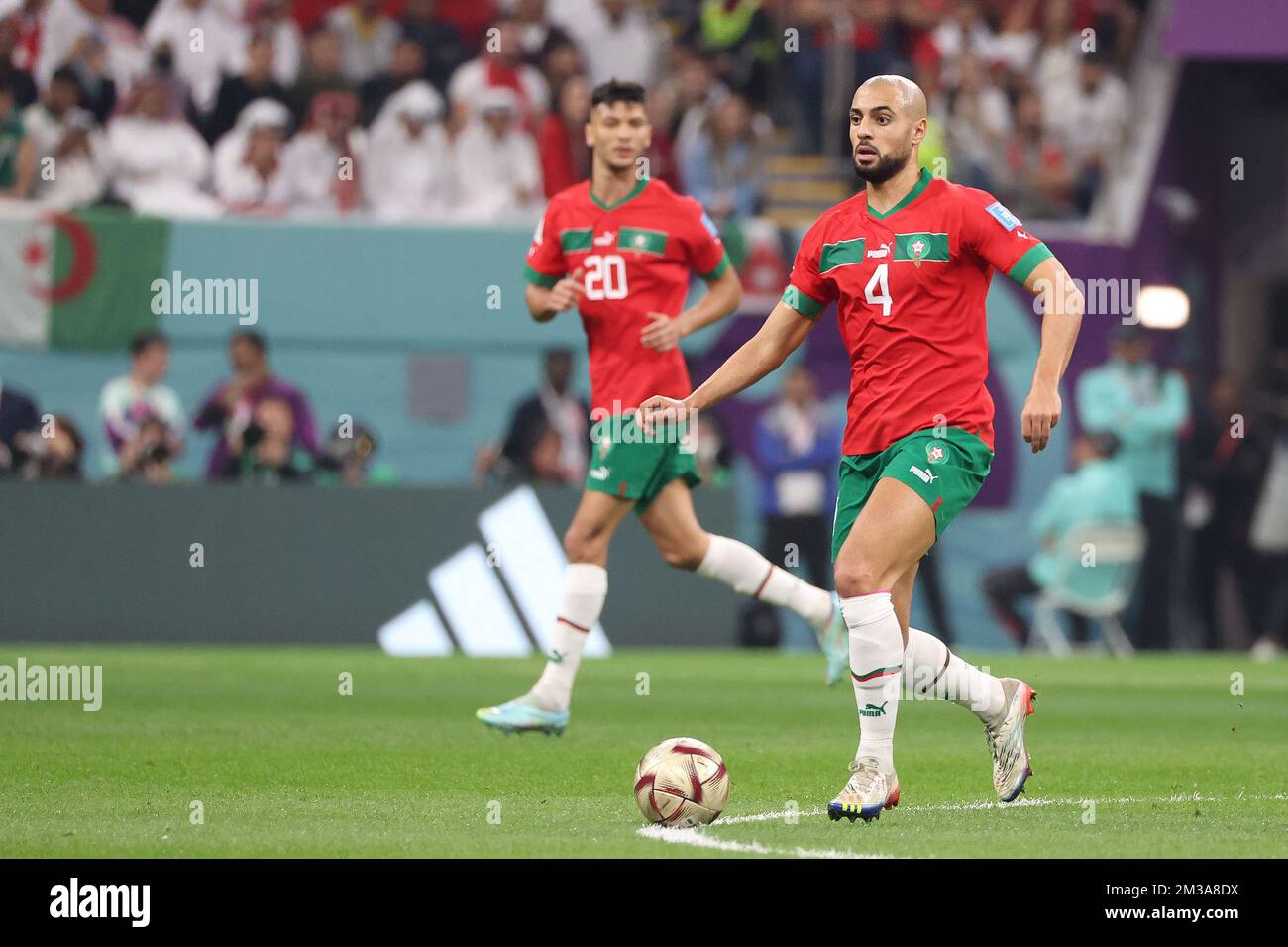 Sofyan Amrabat of Morocco during the FIFA World Cup 2022, Semifinal