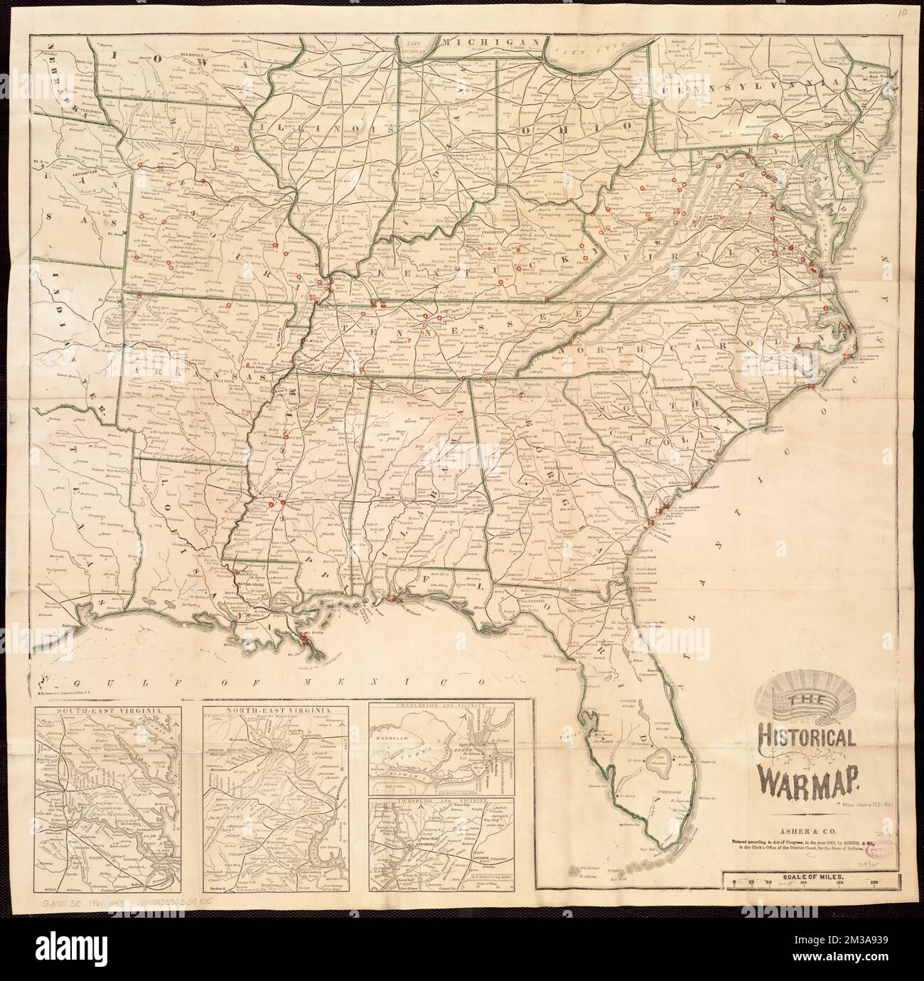 The historical war map United - The Historical War Map United States History Civil War 1861 1865 Maps United States History Civil War 1861 1865 Chronology Norman B Leventhal Map Center Collection 2M3A939 