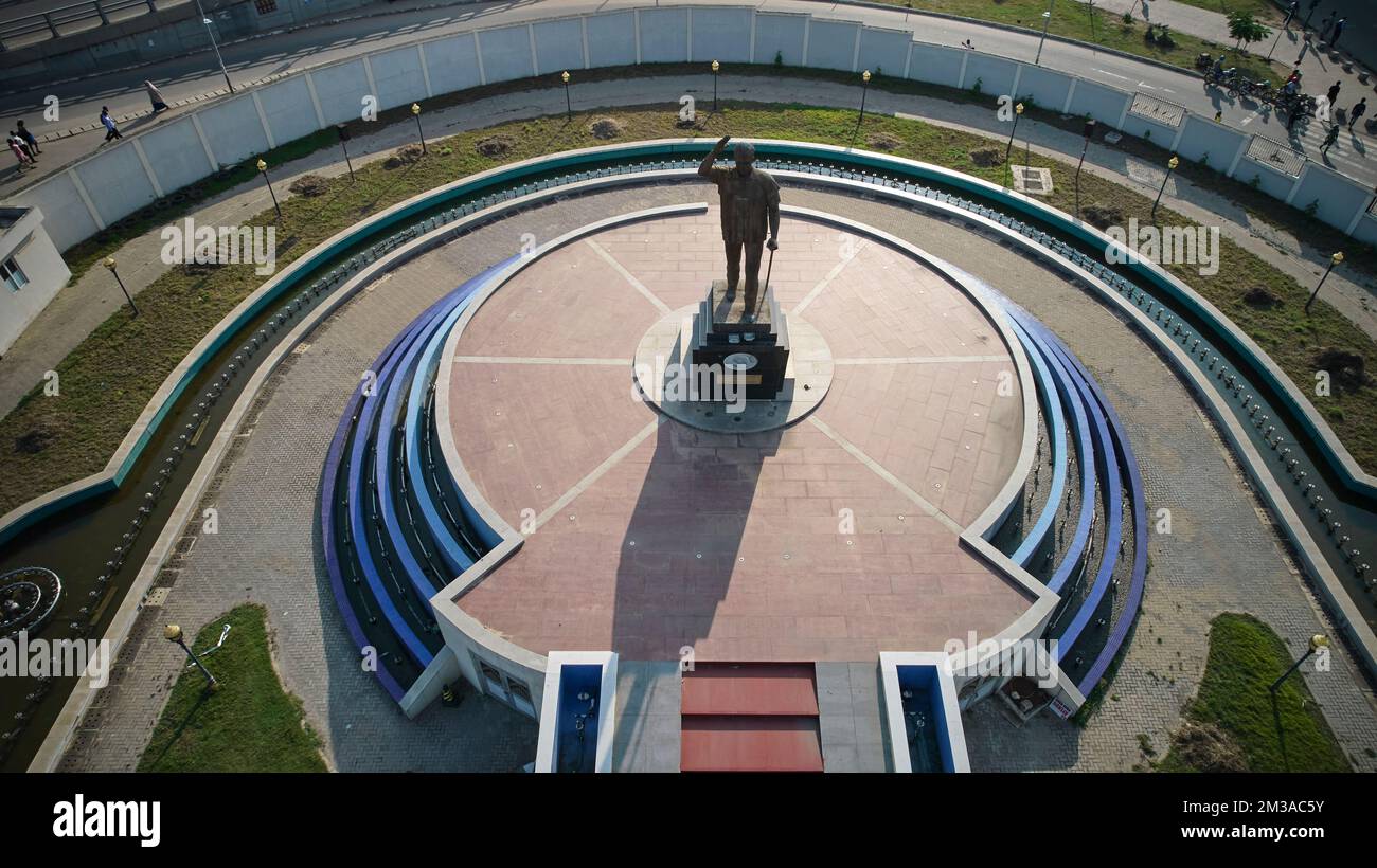 A view to Kwame Nkrumah park at circle in Ghana, Africa Stock Photo - Alamy