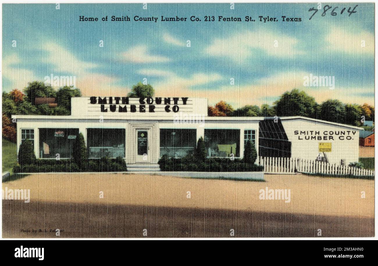 Home of Smith County Lumber Co., 213 Fenton St. Tyler, Texas