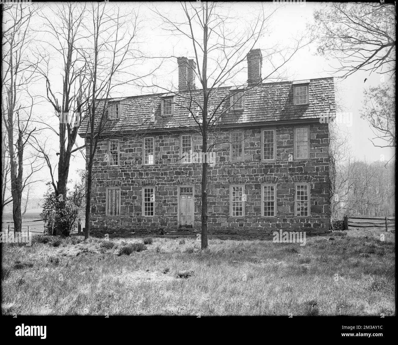 Horsham, Pennsylvania, 859 County Line Road, exterior detail, front