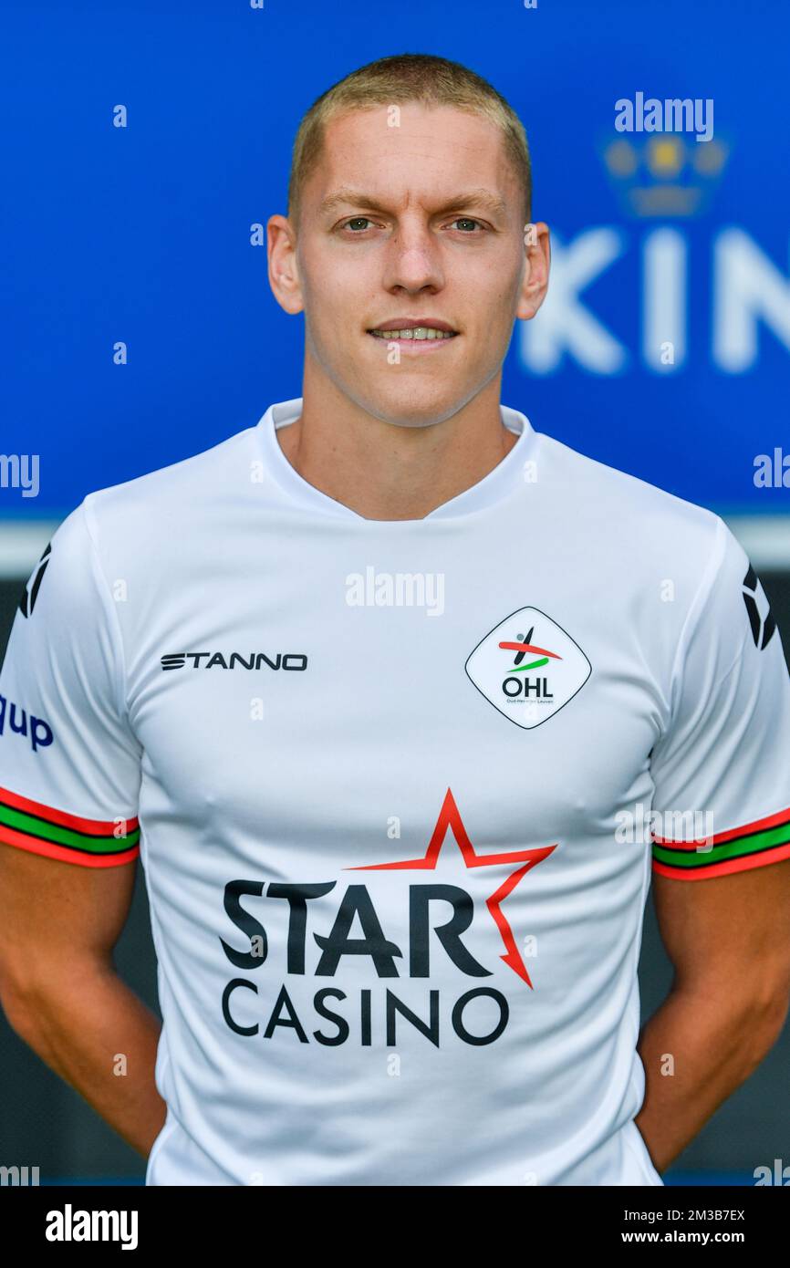 OHL's Casper De Norre poses for the photographer at the 20222023