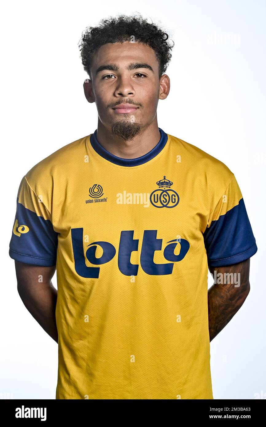 Marcel Lewis Union's Marcel Lewis poses for the photographer at the 2022-2023 ...