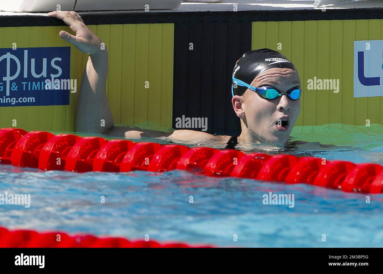 Belgian Alisee Pisane pictured in action during the women's 1500m