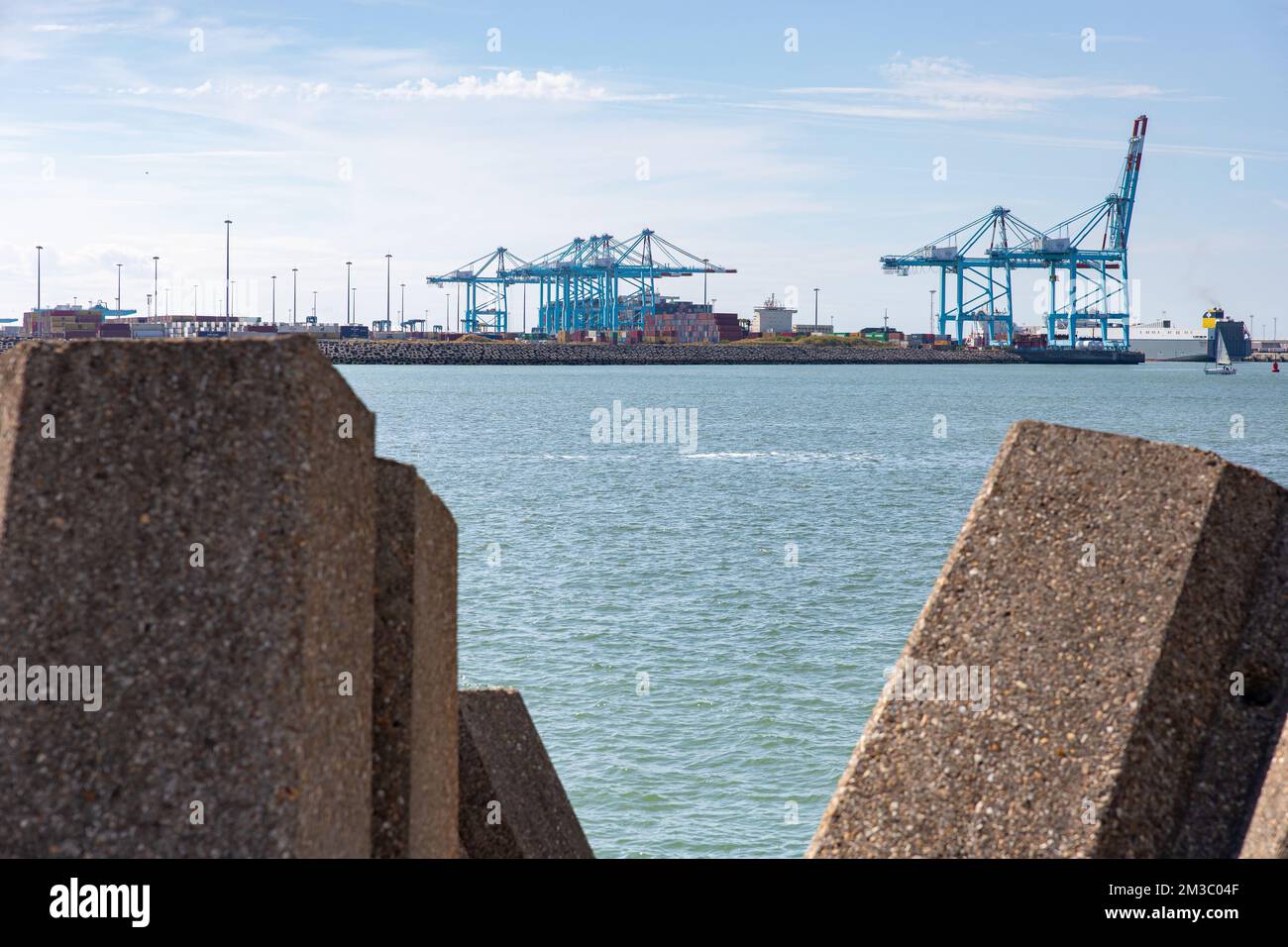 Illustration picture shows a visit to the Fluxys LNGterminal