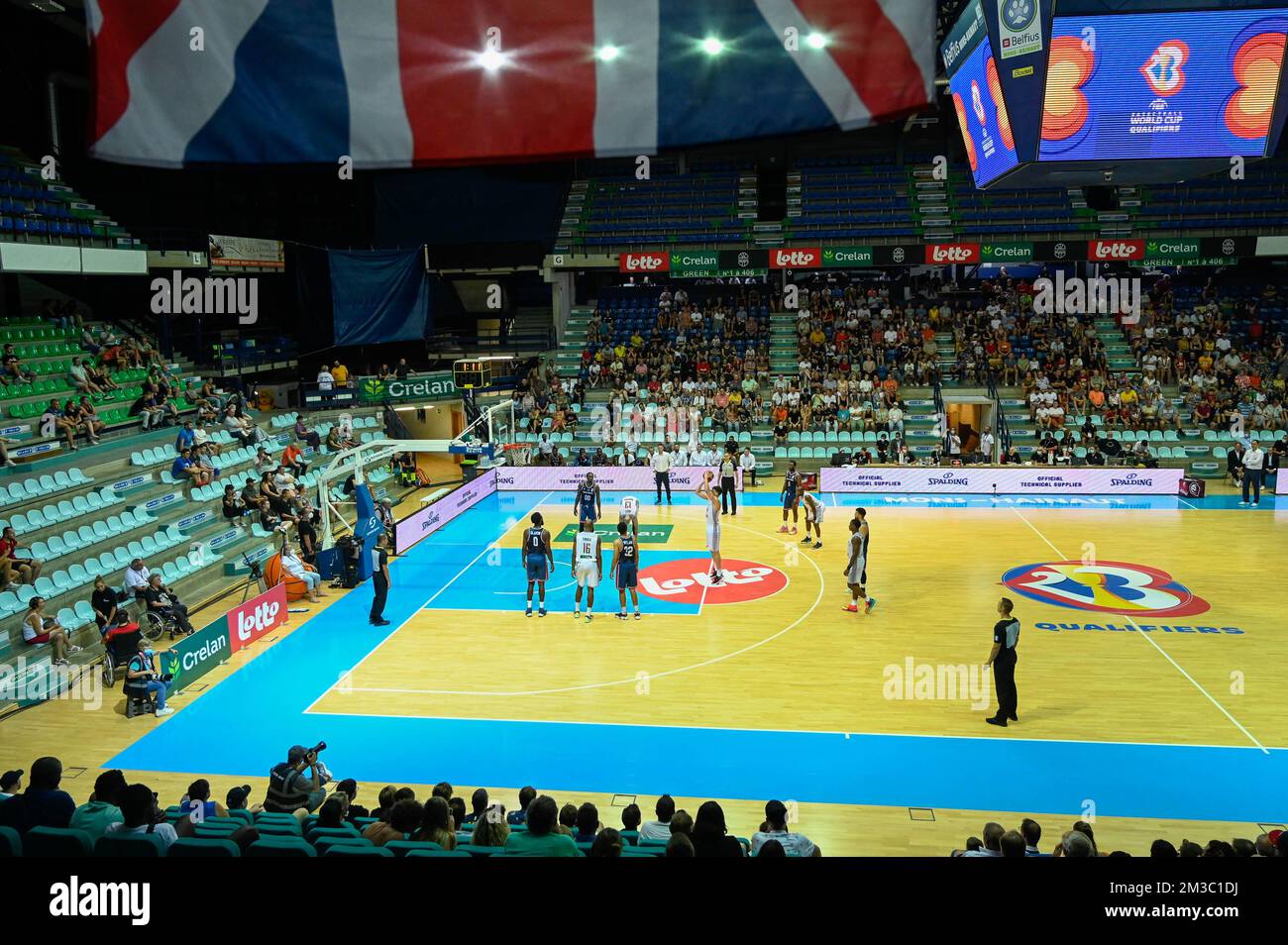 Illustration picture taken during a basketball match between Belgian