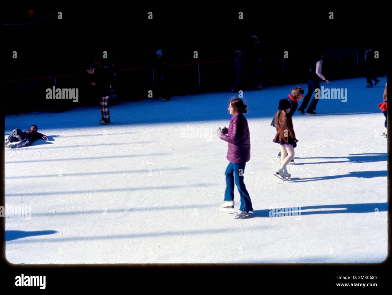 Ice skating rink, Rockefeller Center, Manhattan, New York , Ice skating