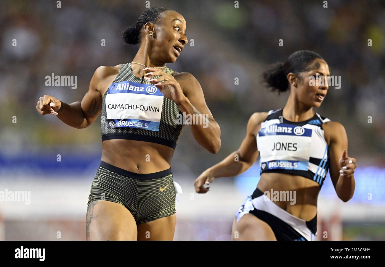 Puerto Rican Jasmine CamachoQuinn pictured in action during the women