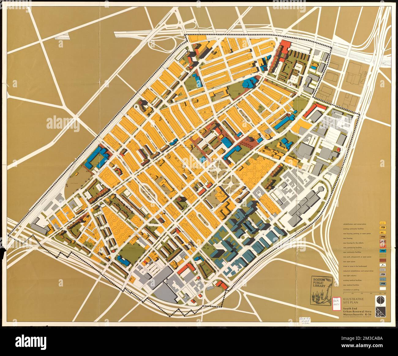 Illustrative site plan : South End urban renewal area, Massachusetts r ...