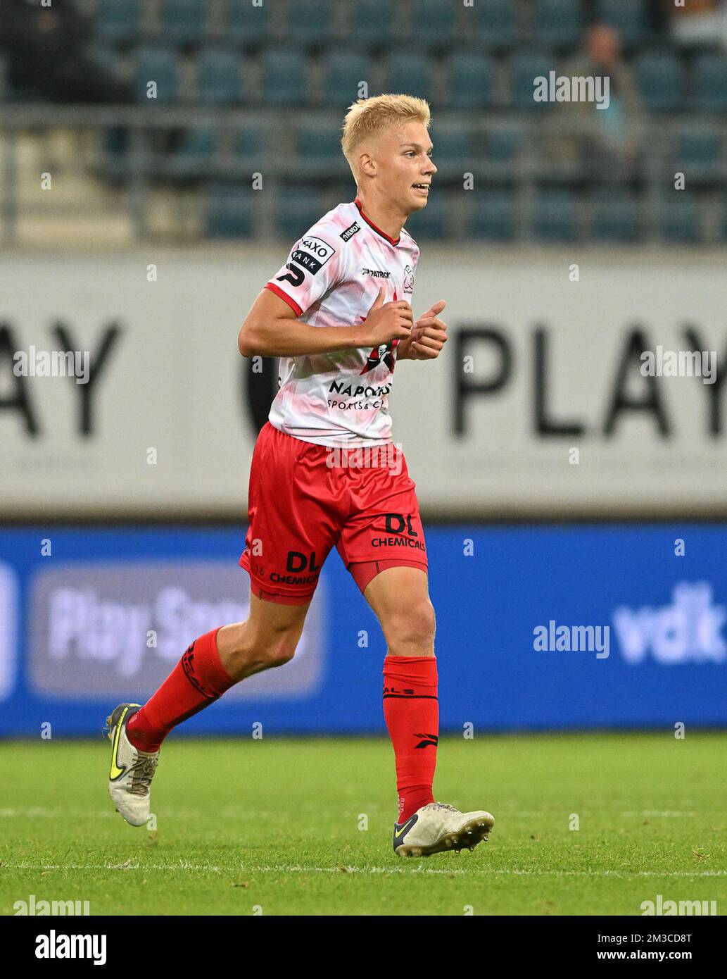 Palumets Essevee's Kevor Palumets pictured in action during a soccer match ...