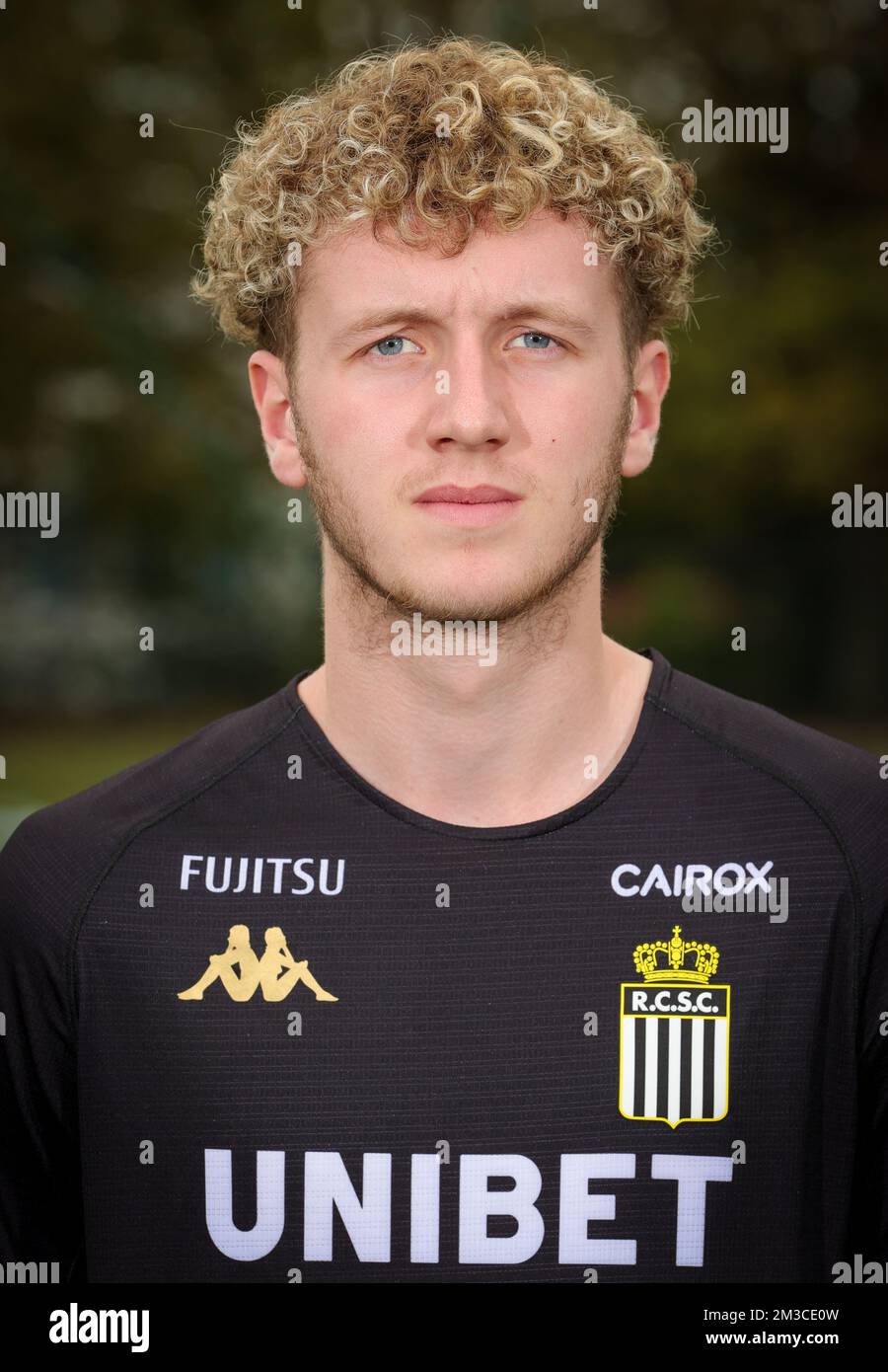 Charleroi's Luka Hoedaert poses for a team picture, at the 20222023 season photoshoot of the