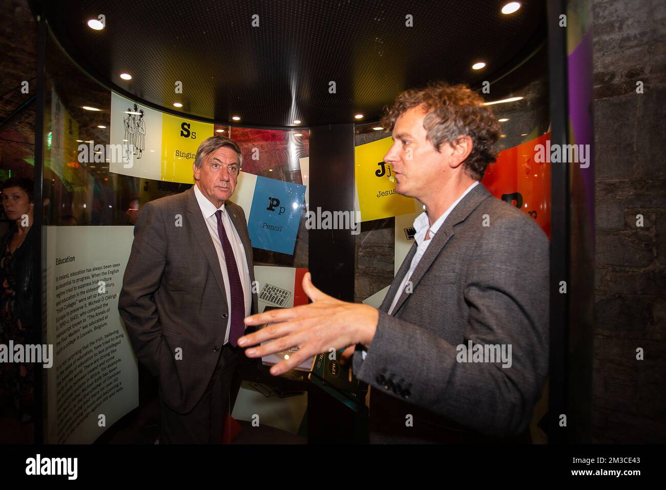 Flemish Minister President Jan Jambon and EPIC & CHQ Director of ...