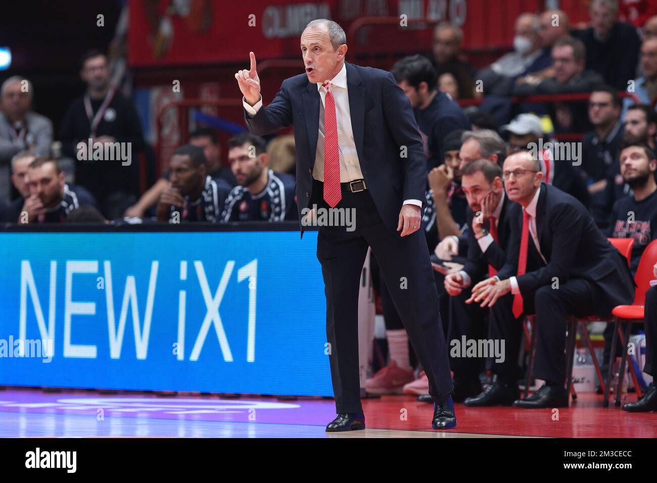 Milan, Italy. 13th Dec, 2022. Italy, Milan, dec 13 2022 Ettore Messina
