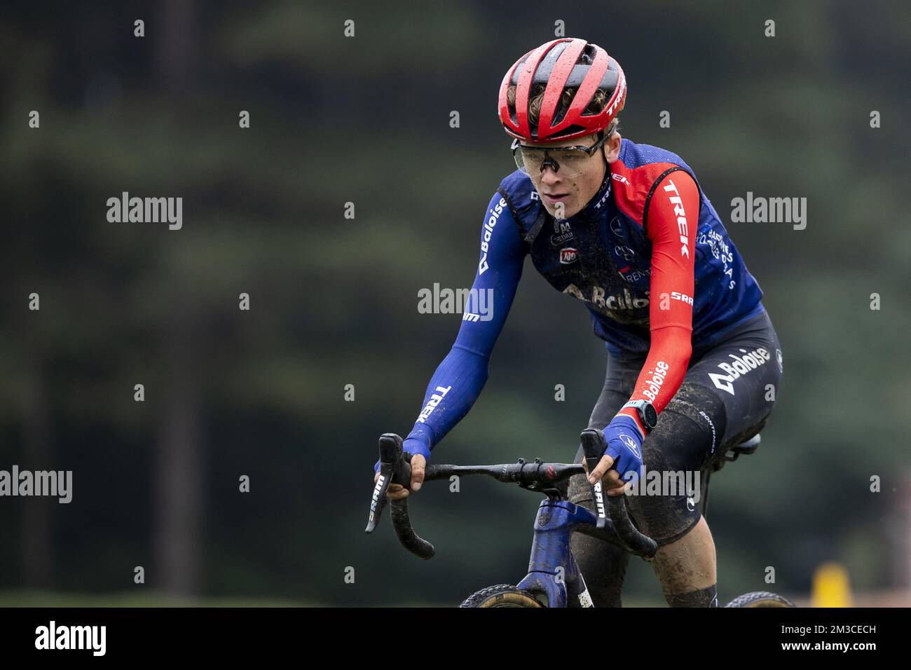 Dutch David Haverdings pictured in action during the team presentation