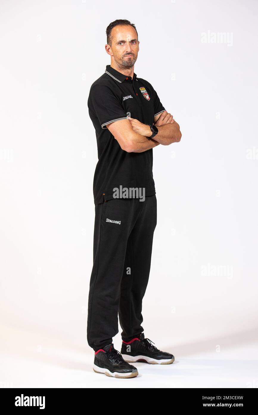 Antwerp's Kinesist Koen Embrechts poses at a photoshoot of Belgian