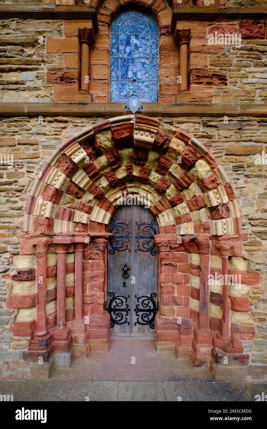 A Door To St Magnus Stock Photo