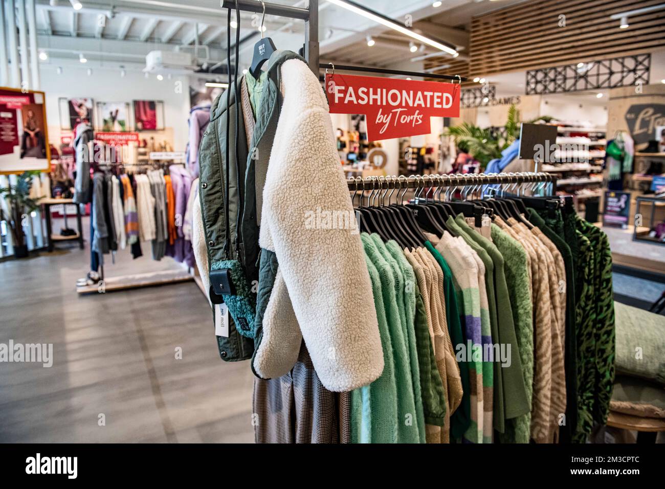 Illustration picture shows an interior picture of a branch of the Schoenen  Torfs footwear company, Wednesday 28 September 2022 in Aartselaar. BELGA  PHOTO JONAS ROOSENS Stock Photo - Alamy