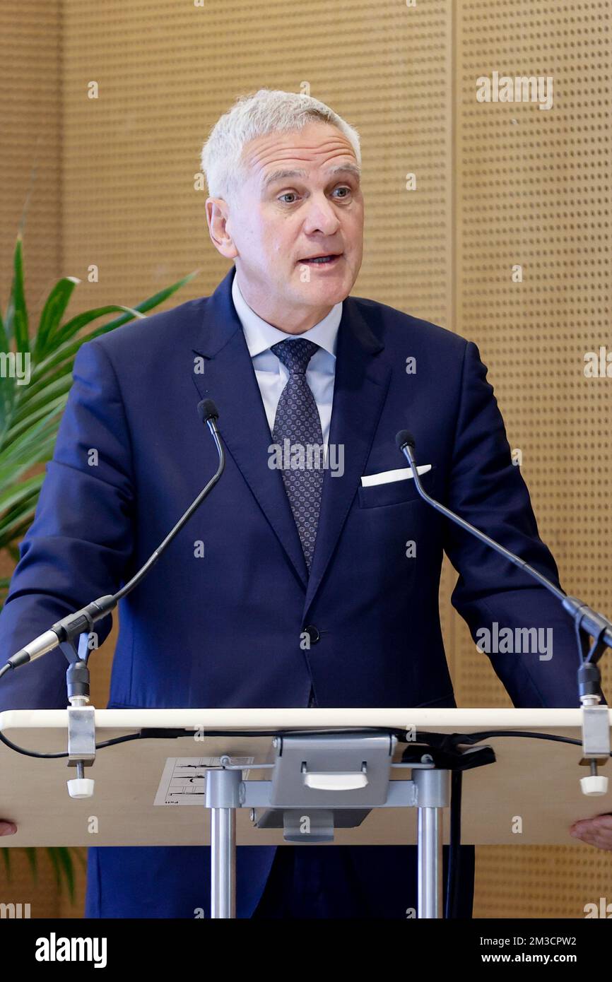 Vicepresident of the European Investment Bank Kris Peeters pictured
