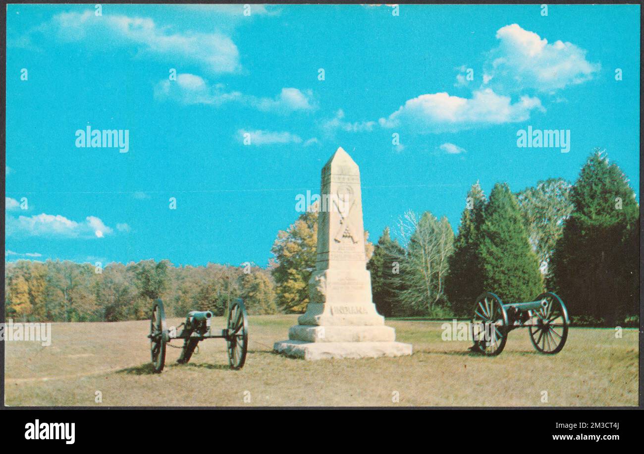 Indiana Monument, Shiloh National Military Park, Shiloh, Tennessee