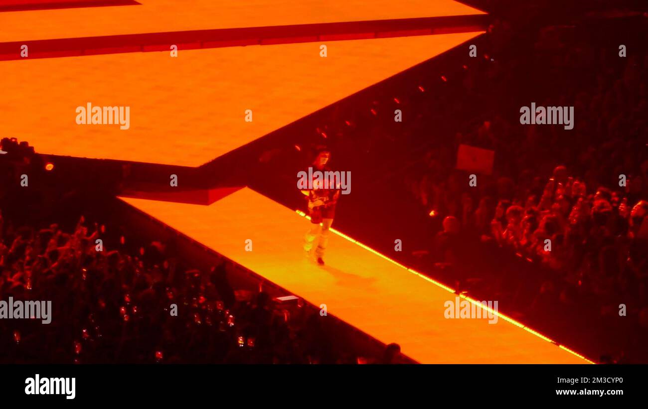 Inglewood, California, USA 13th December 2022 Singer Billie Eilish