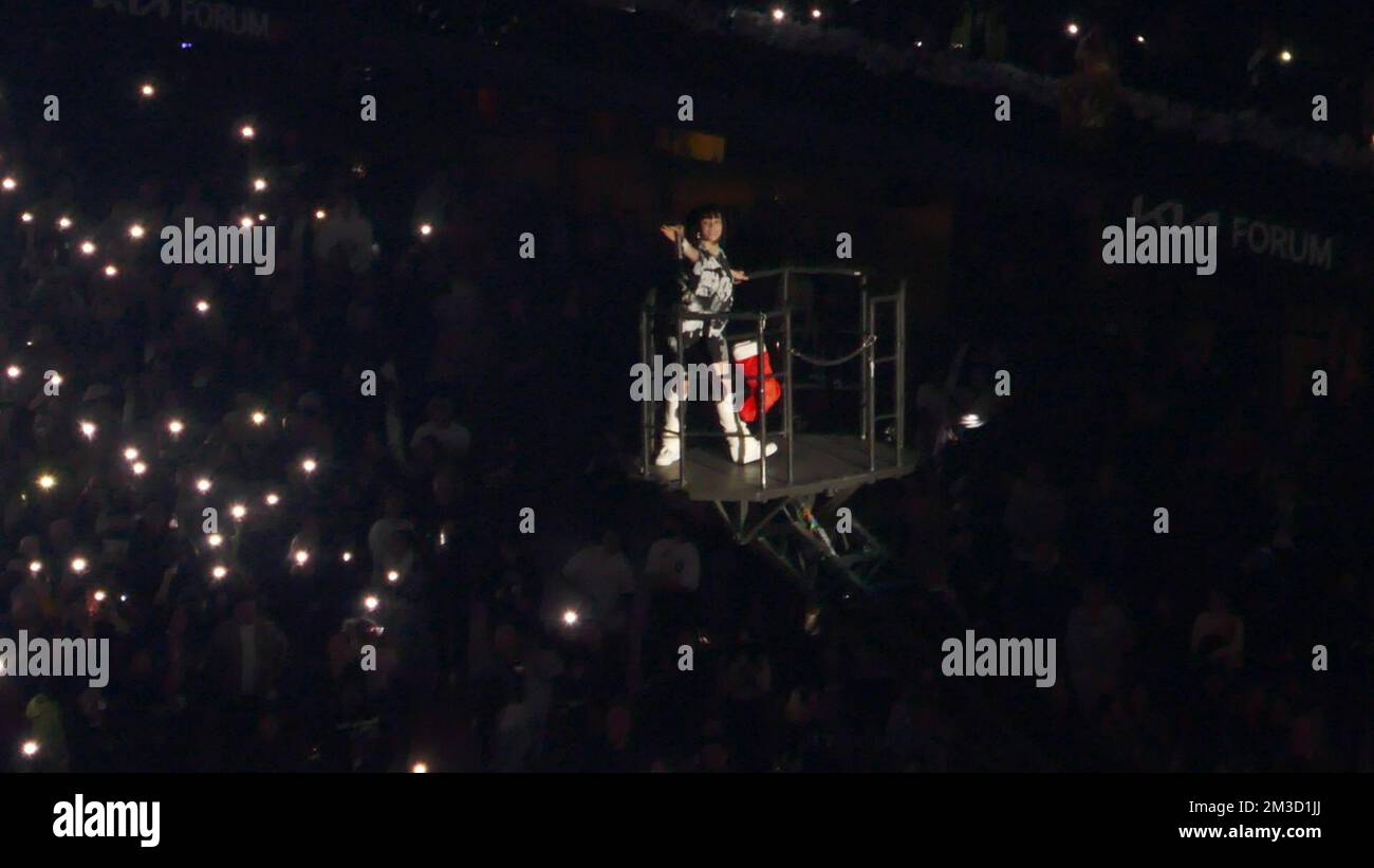 Inglewood, California, USA 13th December 2022 Singer Billie Eilish