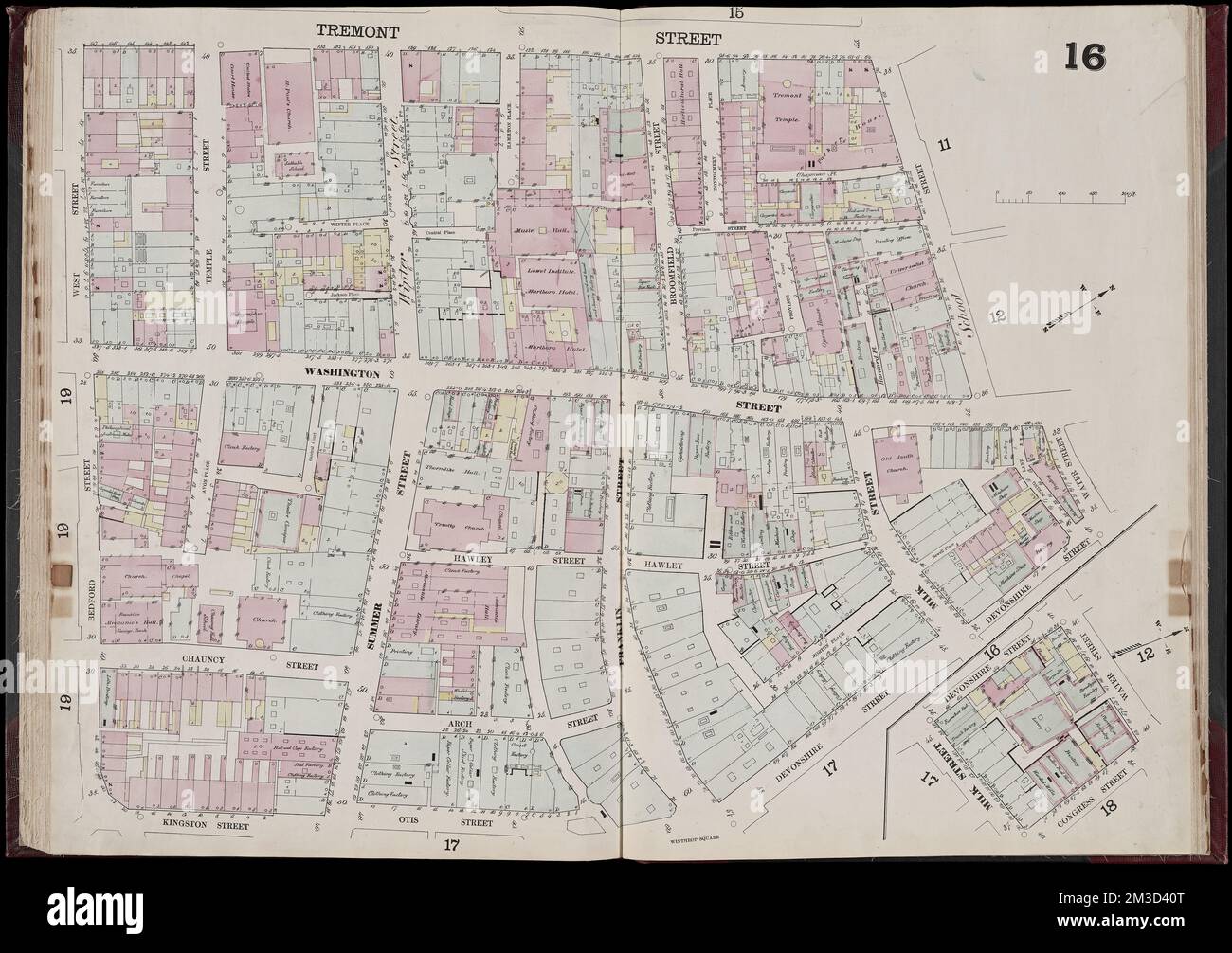 Insurance map of Boston : volume 1 : plate 16 , Real property ...