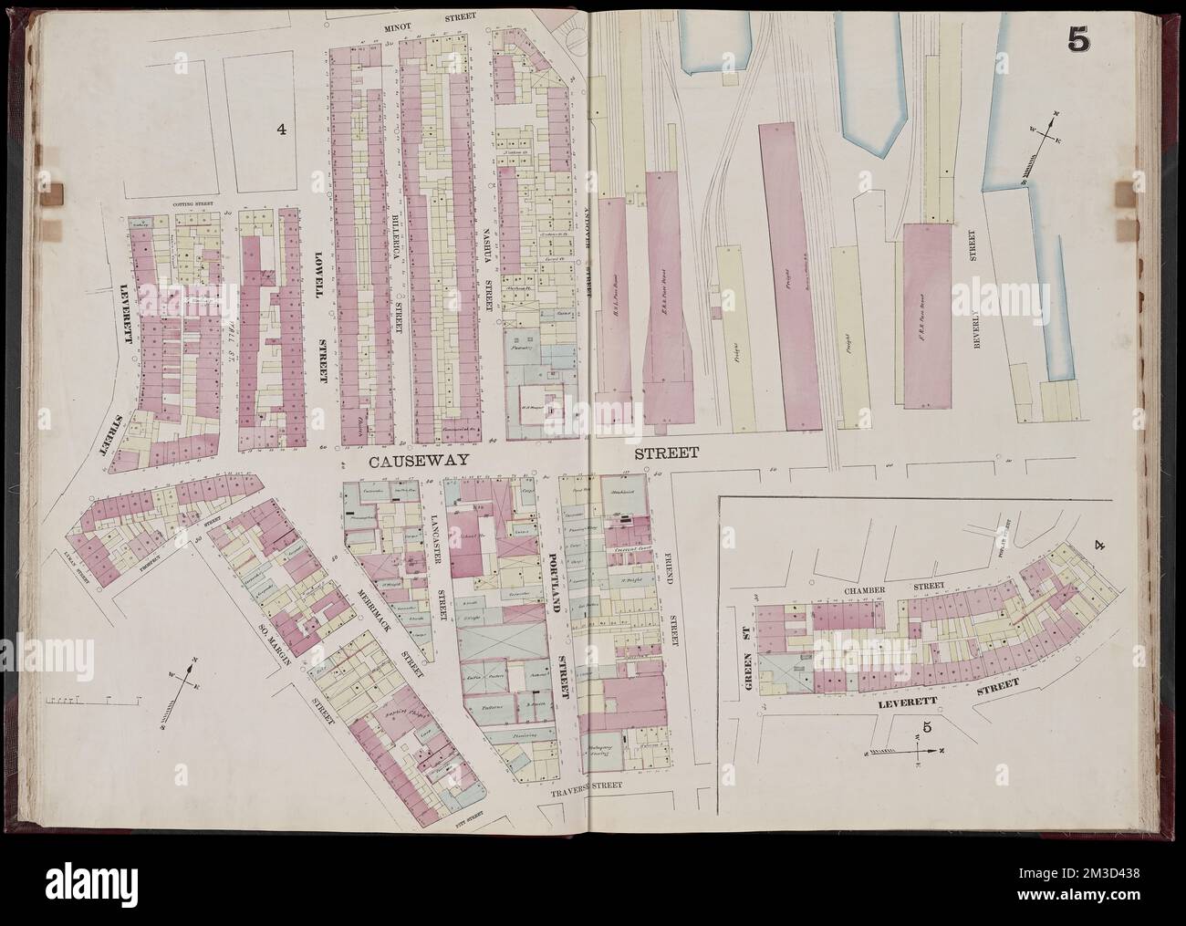 Insurance map of Boston : volume 1 : plate 5 , Real property ...