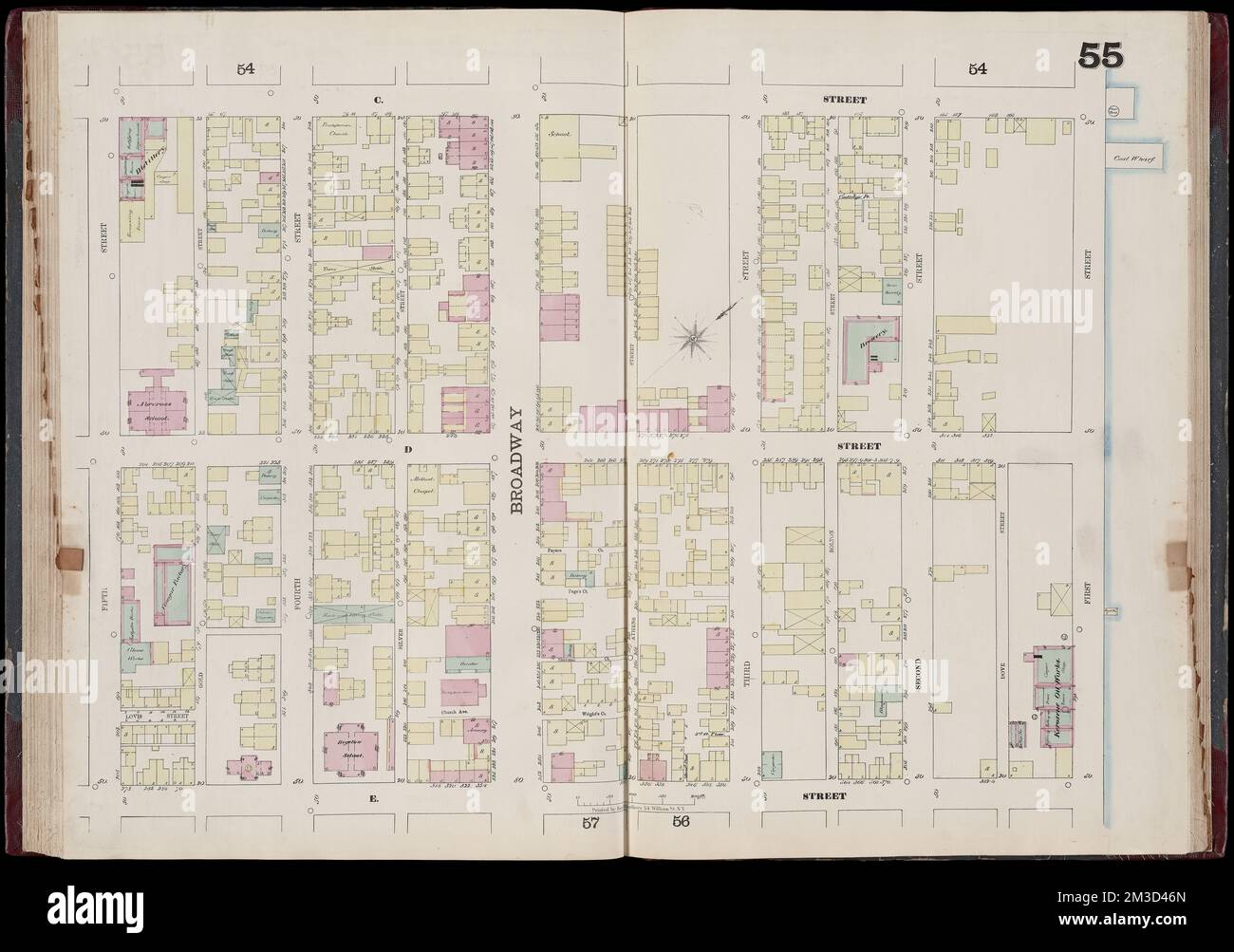 Insurance map of Boston : volume 2 : plate 55 , Real property ...