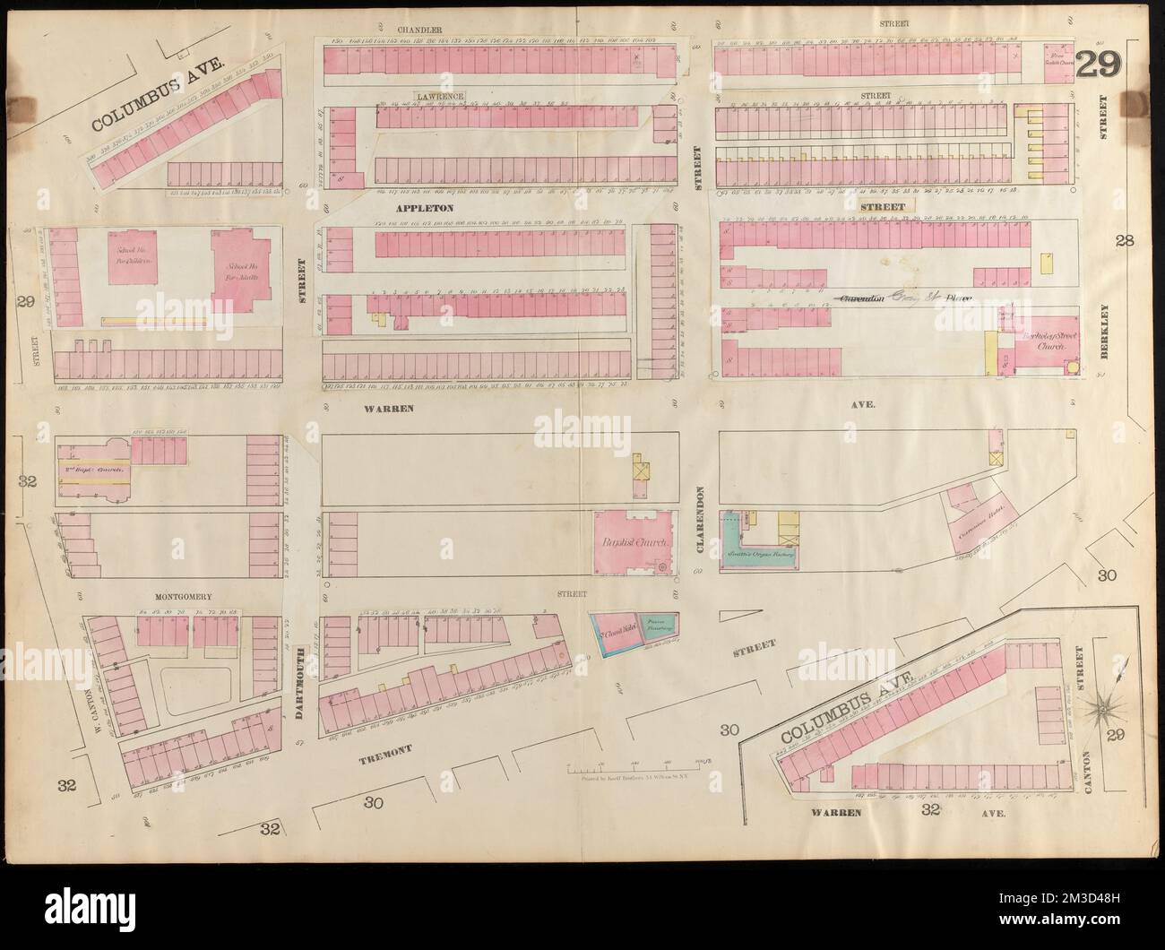 Insurance map of Boston : volume 2 : plate 29 , Real property ...