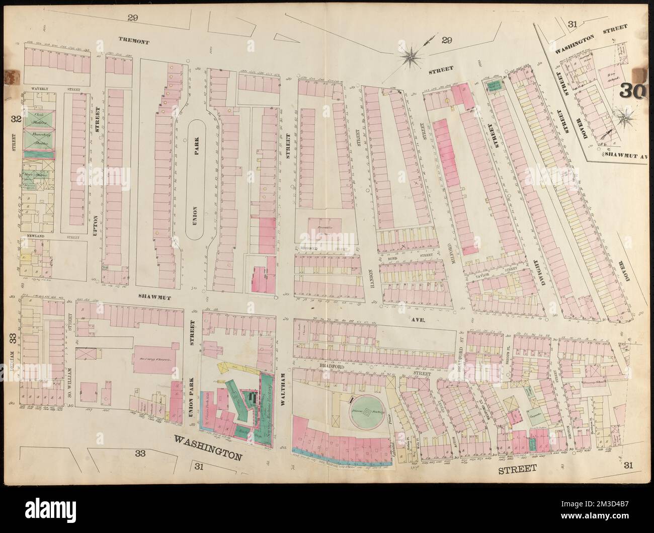 Insurance map of Boston : volume 2 : plate 30 , Real property ...