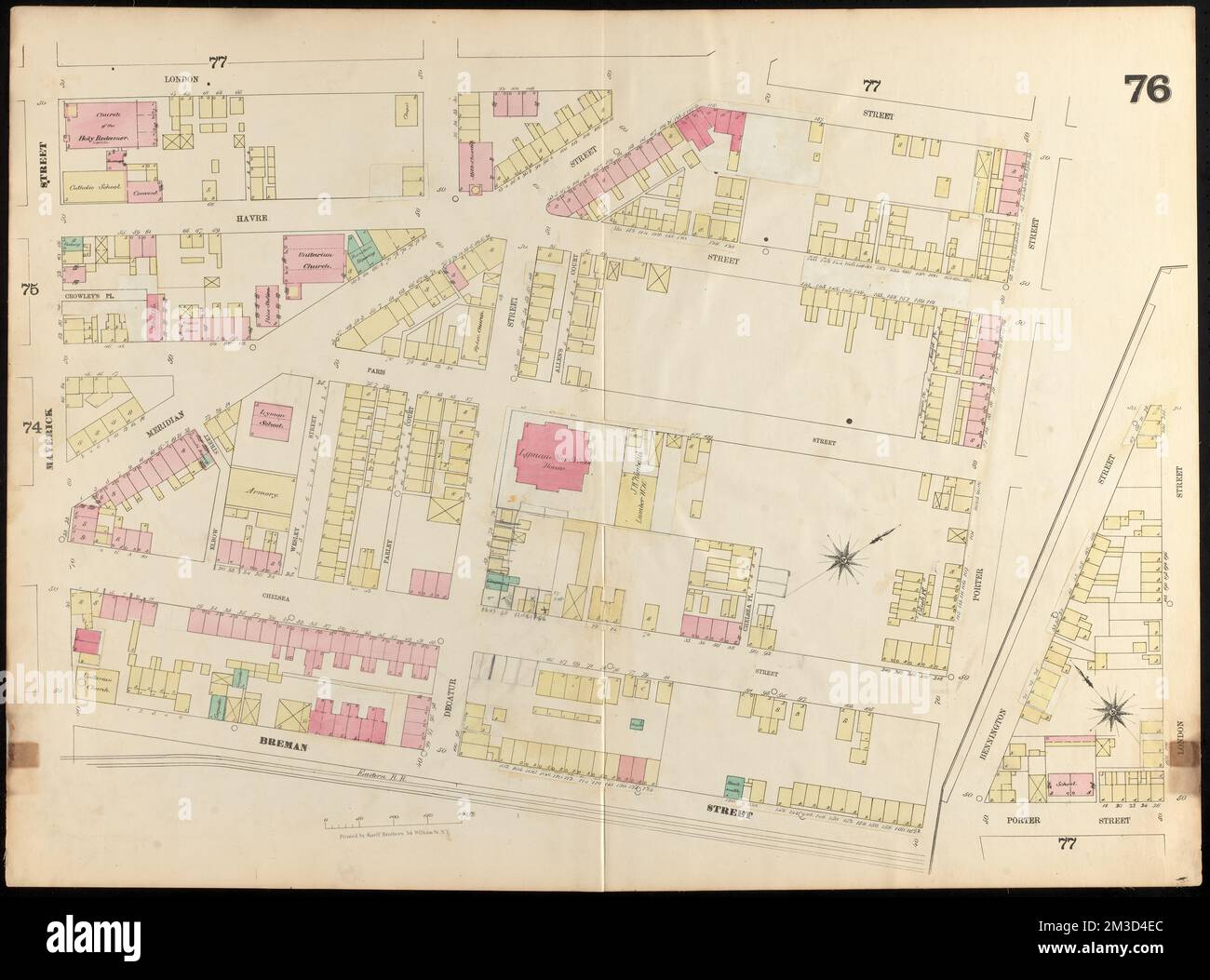 Insurance map of Boston : volume 2 : plate 76 , Real property ...