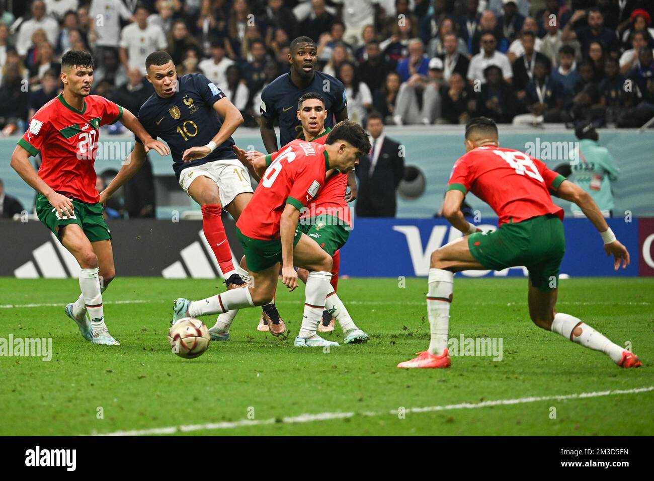Al Khor, Qatar. 14th Dec, 2022. Kylian Mbappe of France during France v