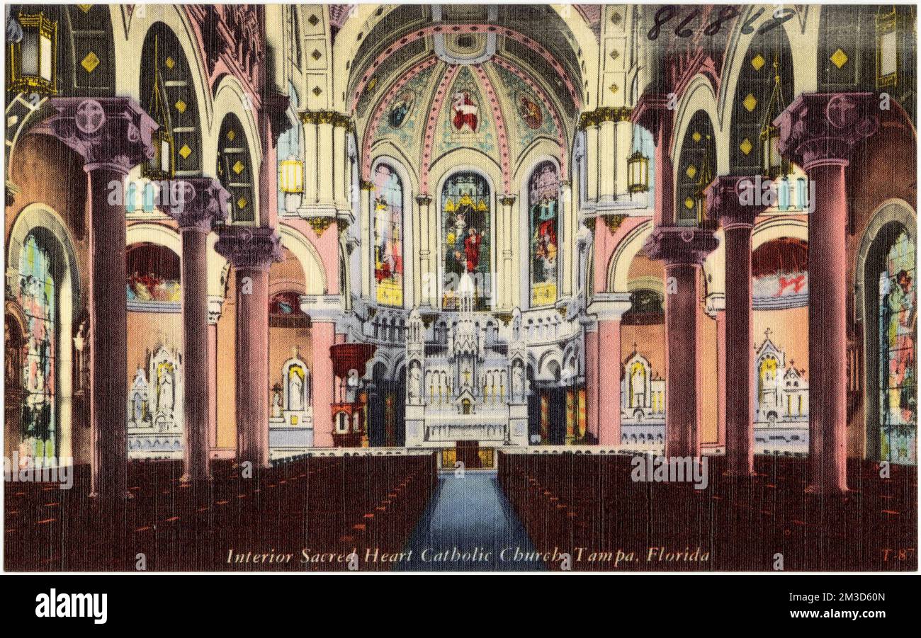 Interior Sacred Heart Catholic Church, Tampa, Florida , Churches ...