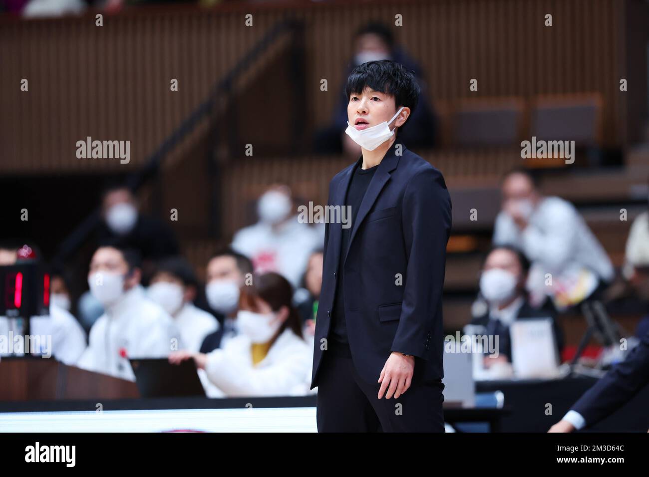 Yoyogi 2nd Gymnasium, Tokyo, Japan. 14th Dec, 2022. Yuko Oga head coach ...