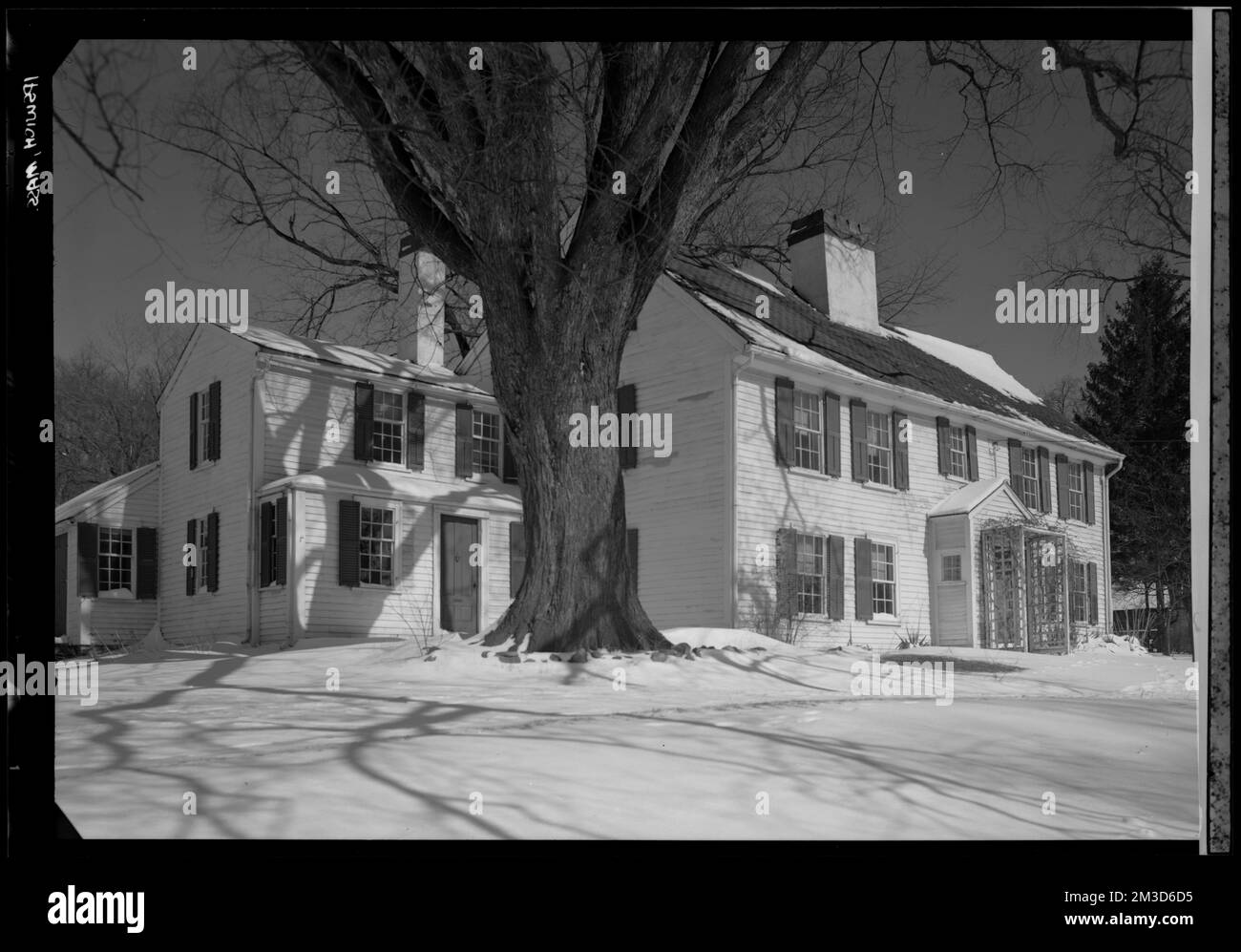 Ipswich, house in snow , Architecture, Dwellings, Snow. Samuel