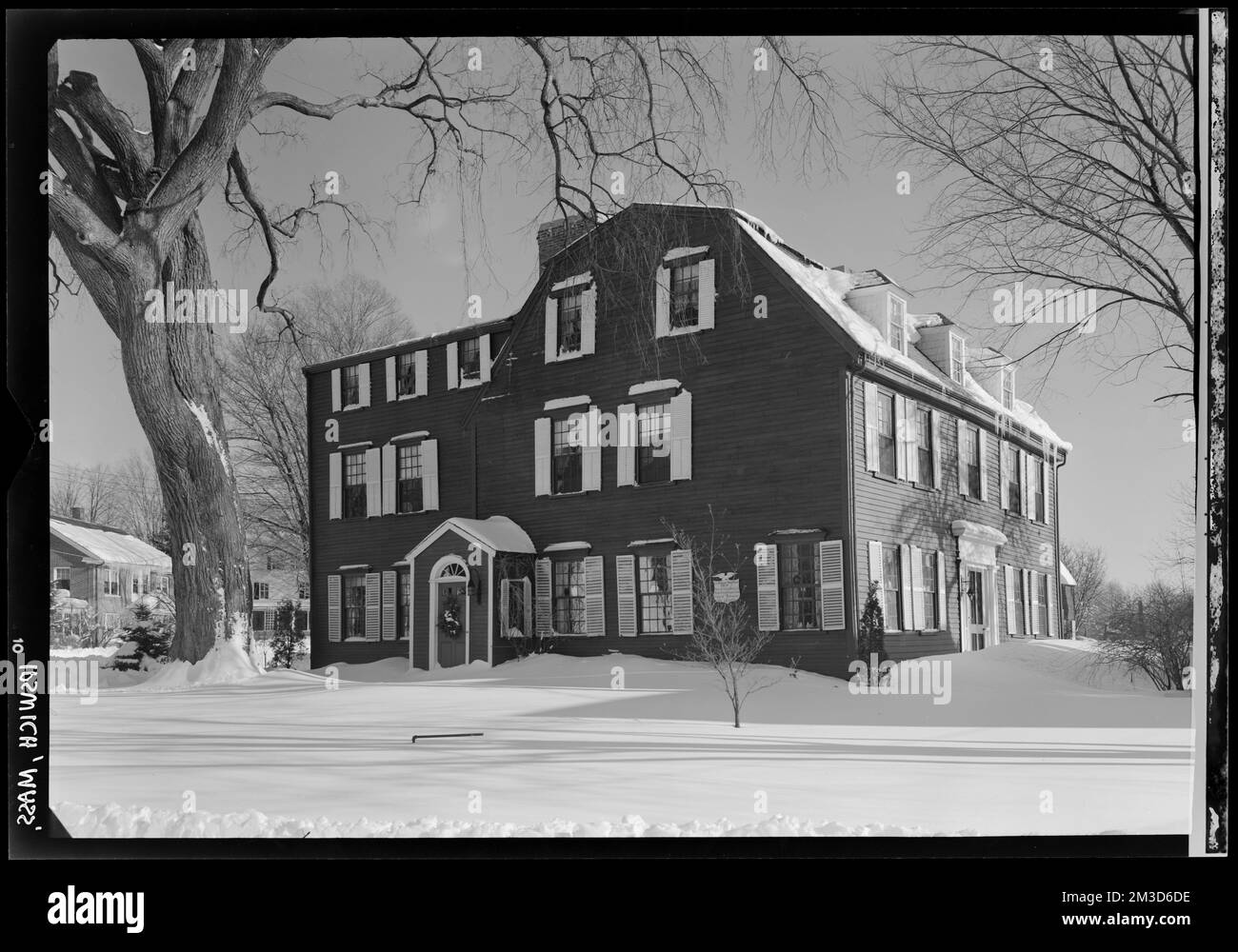 Ipswich, house in snow , Architecture, Dwellings, Snow. Samuel