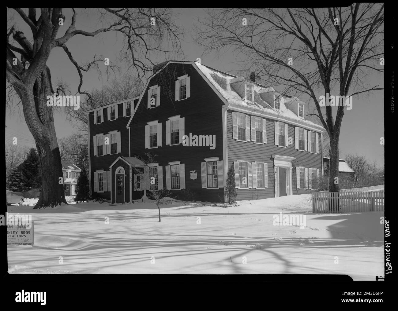 Ipswich, Mass., snow , Architecture, Dwellings, Snow. Samuel