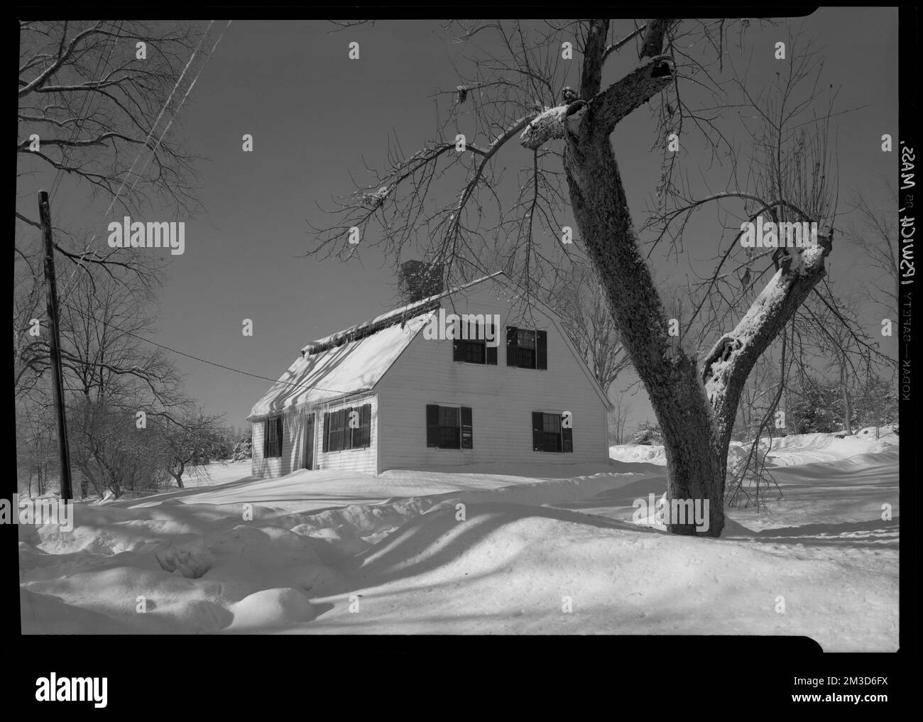 Ipswich, Mass., snow , Architecture, Dwellings, Snow. Samuel