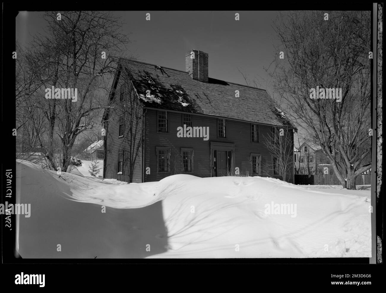 Ipswich, Mass., snow , Architecture, Dwellings, Snow. Samuel