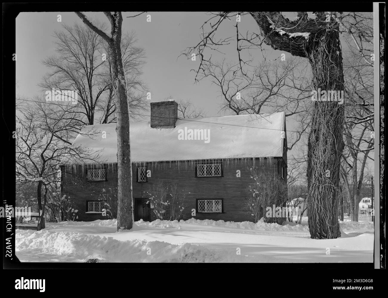 Ipswich, Mass., snow , Architecture, Dwellings, Snow. Samuel