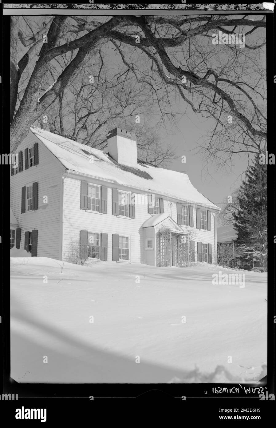 Ipswich, Mass., snow , Architecture, Dwellings, Snow. Samuel
