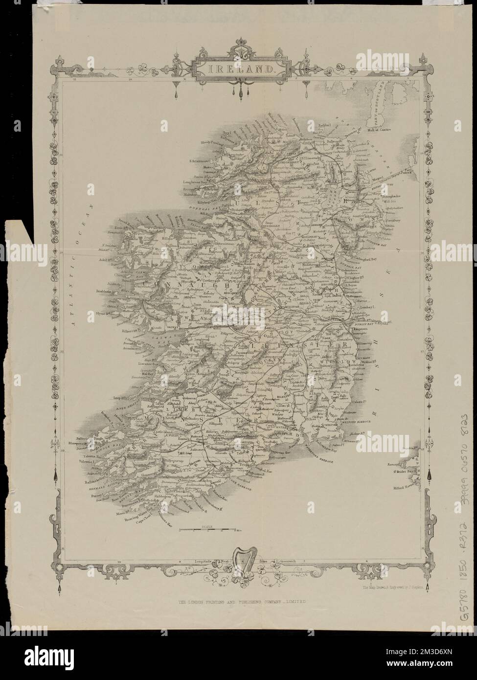 Ireland Ireland Maps Norman - Ireland Ireland Maps Norman B Leventhal Map Center Collection 2M3D6XN 