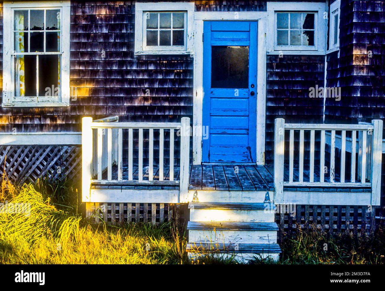 A house on Monhegan Island, Maine Stock Photo Alamy