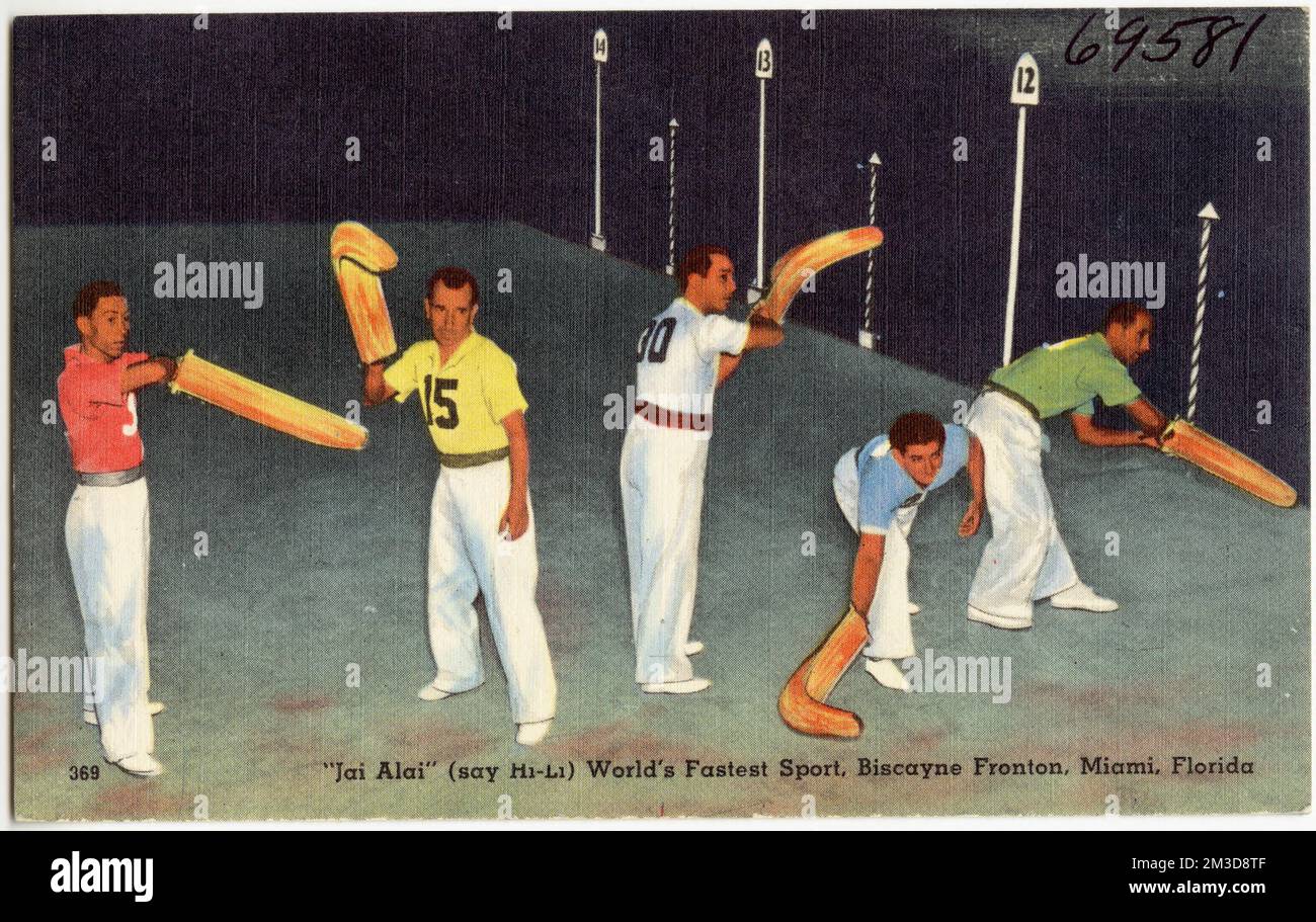 Biscayne fronton jai alai hi-res stock photography and images - Alamy