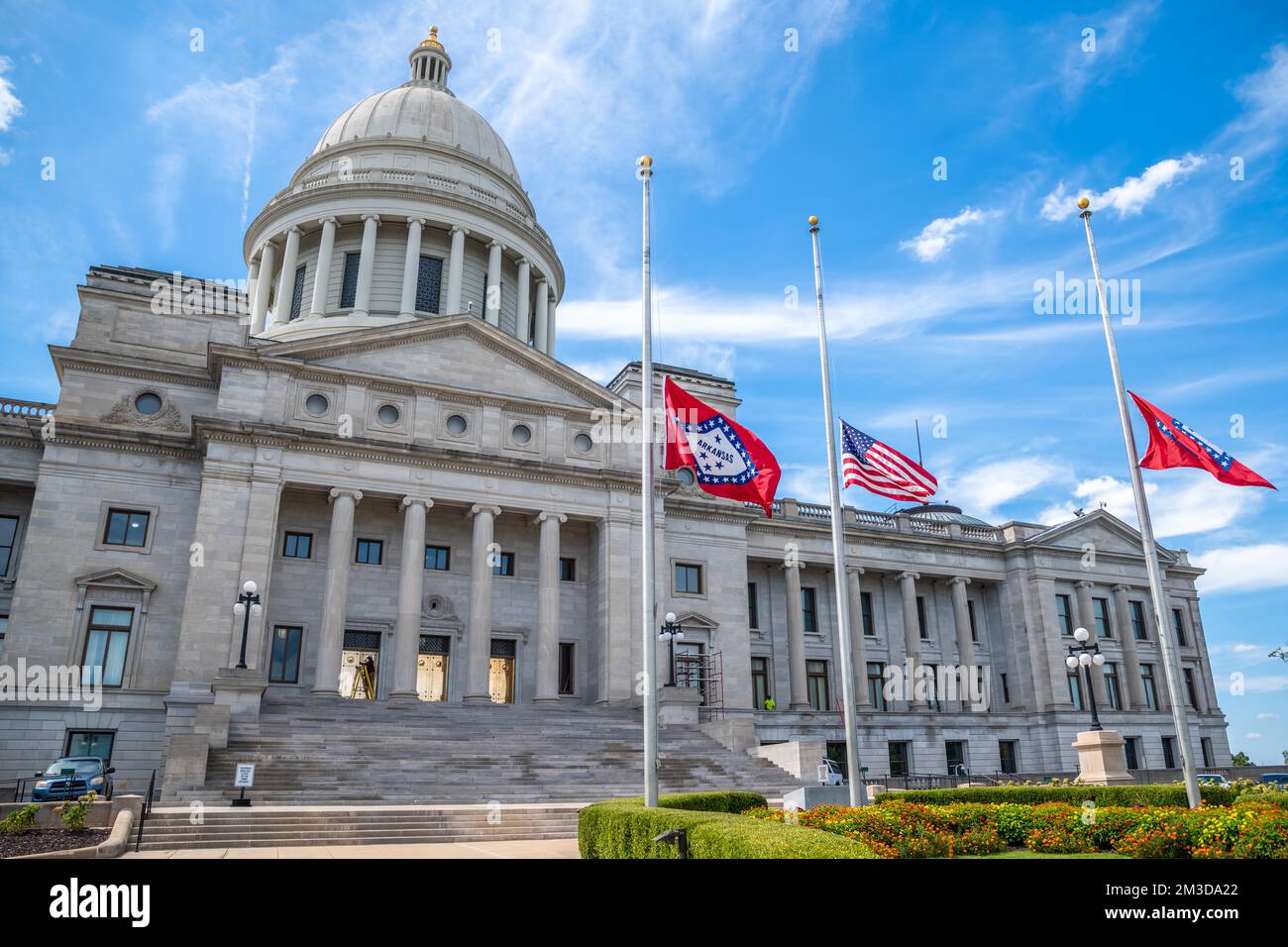 Little Rock, AR, USA - September 9, 2022: The huge outside preserve ...