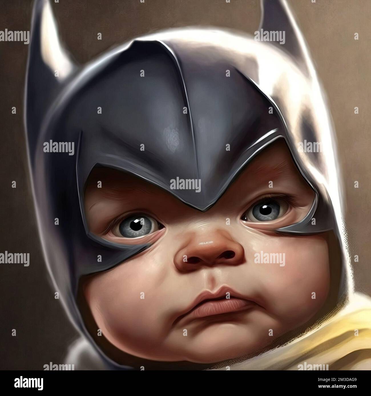 Illustration of cute baby enjoying and having fun in Brazilian carnival as  mini batman. Digital art Stock Photo - Alamy