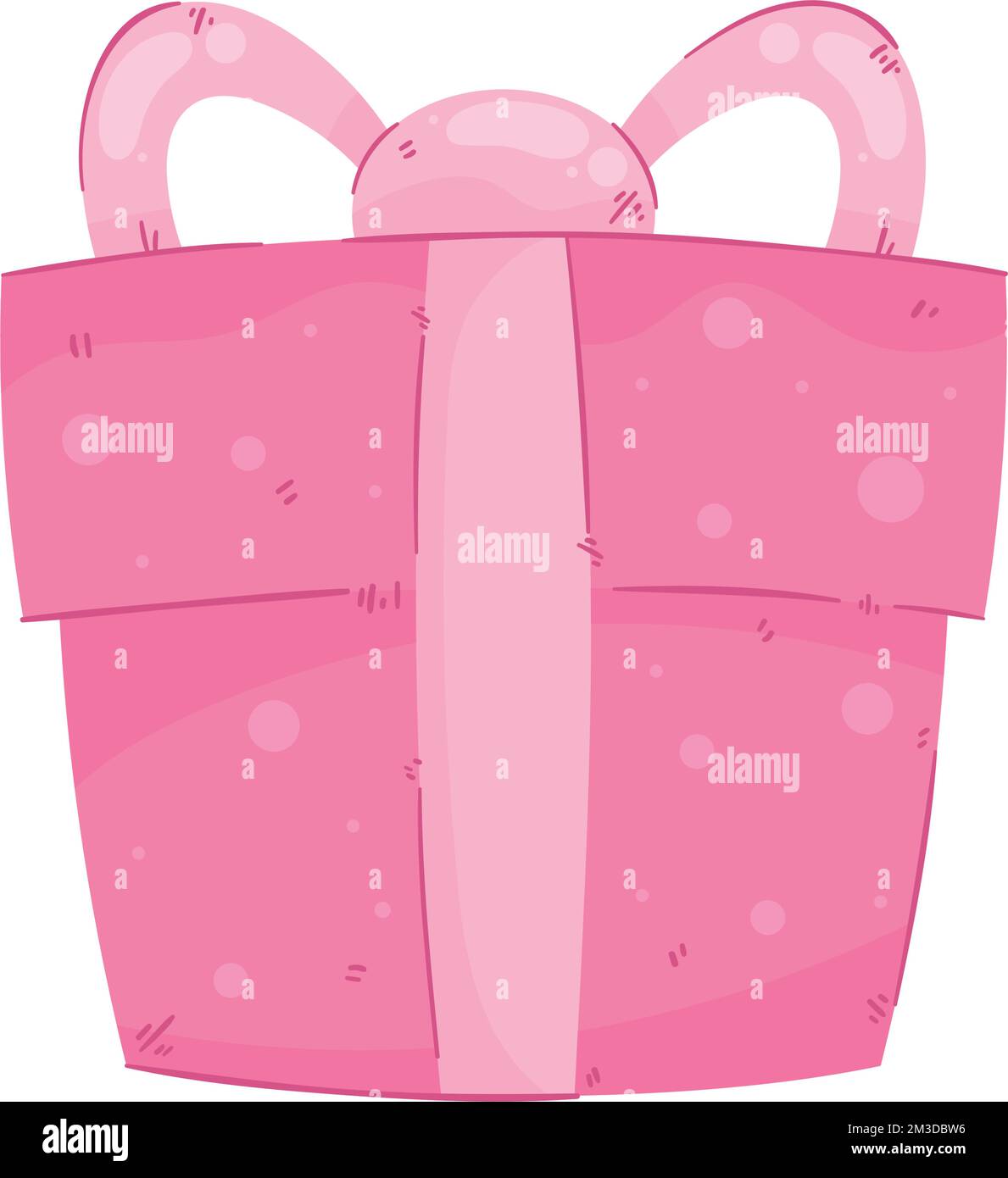 pink gift box present icon Stock Vector Image & Art - Alamy