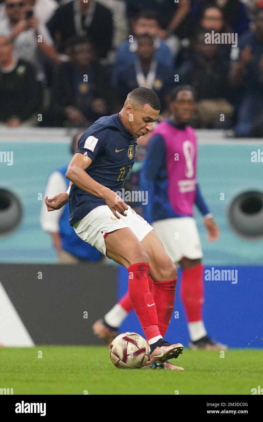 Al Khor, Qatar. 14th Dec, 2022. Kylian Mbappe of France after