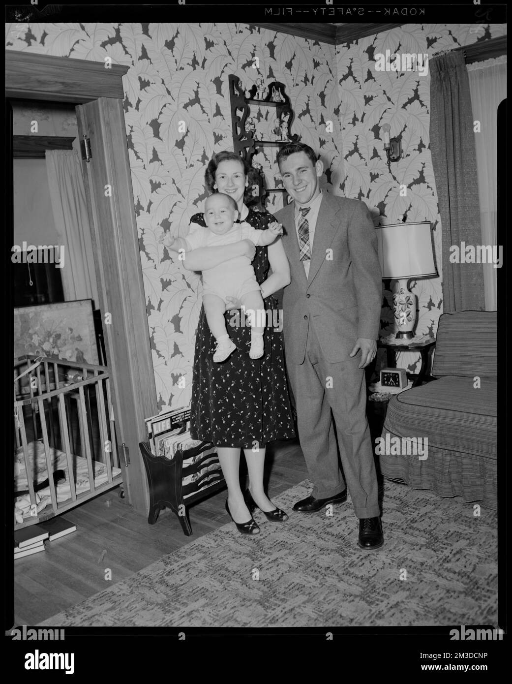 Jimmy and Barbara Amos and baby Jimmy Jr. , Infants, Families. Leon