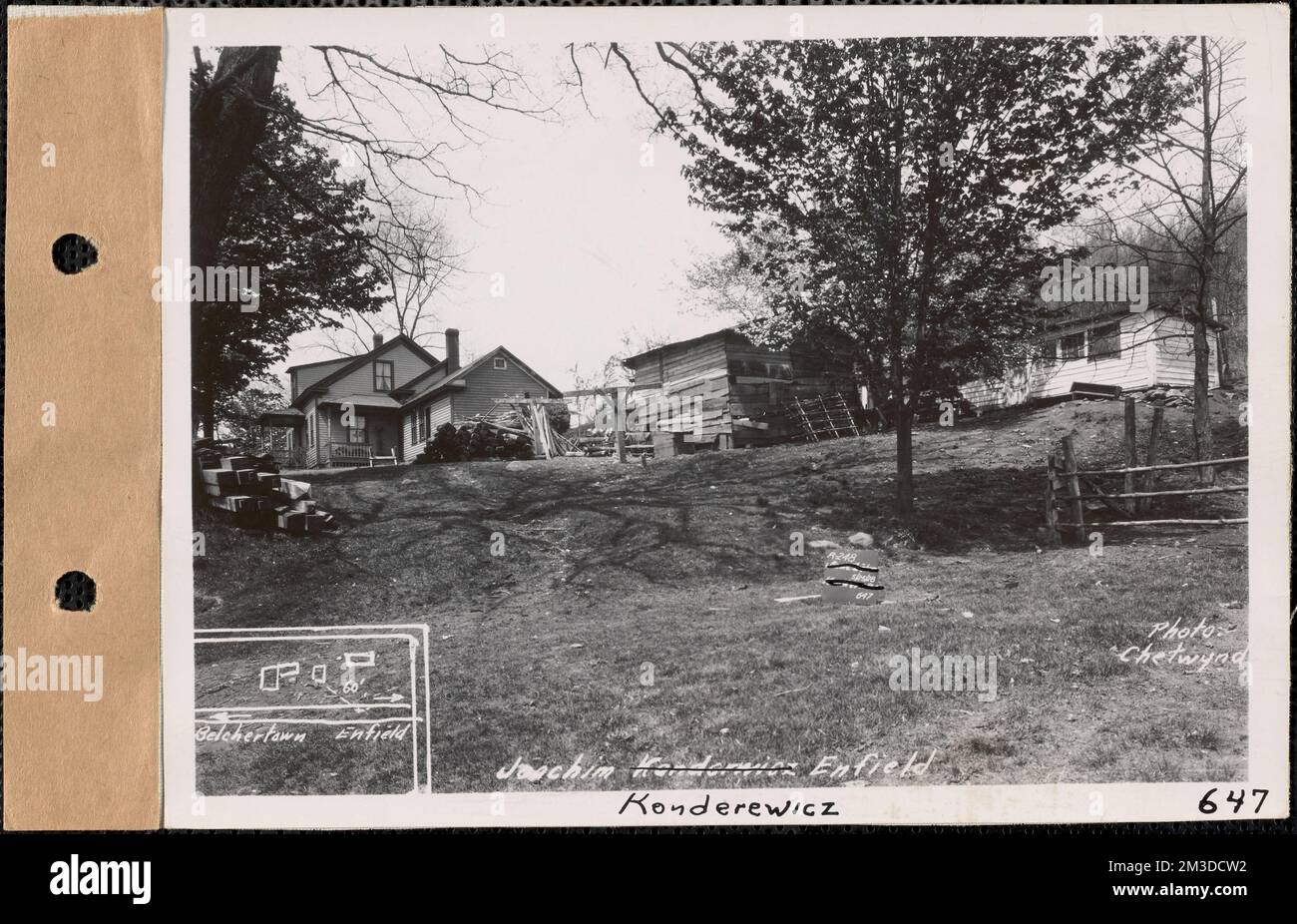 Joachim Konderewicz, house, barn, etc., Enfield, Mass., May 25, 1928